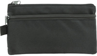 Schlamper-Etui, flach, schwarz