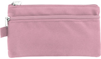 Schlamper-Etui, flach, pastellrosa
