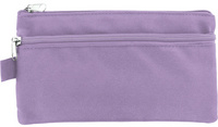 Schlamper-Etui, flach, pastellviolett