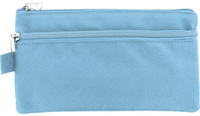 Schlamper-Etui, flach, pastellblau