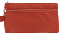Schlamper-Etui, flach, rot