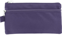 Schlamper-Etui, flach, lila