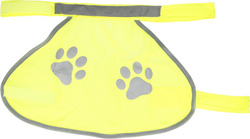 Hunde-Warnweste mit Pfoten-Print