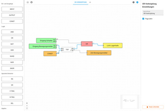 Visuel de référence : éditeur de programmation