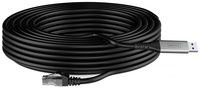 Symbolbild: USB 3.2 Ethernet-Kabel, USB-A Stecker - RJ45 Stecker