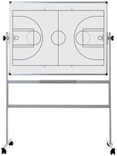 Tableau blanc mobile, terrain de basket