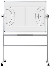 Tableau blanc mobile, terrain de handball