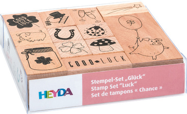 Motivstempel-Set "Glück"