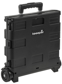 Klapp-Transportkarre "olli" mit Klappbox, zusammengeklappt