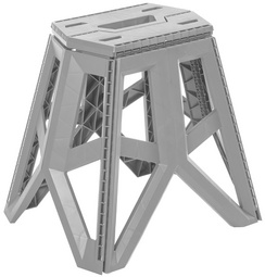 Tabouret de camping pliant "tom", nordic-grey