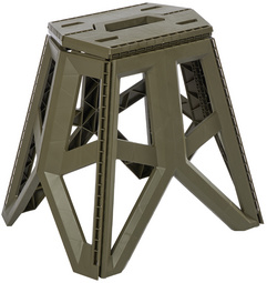 Tabouret de camping pliant "tom", olive