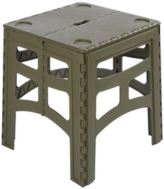 Table de camping pliante "timo", taille M, olive