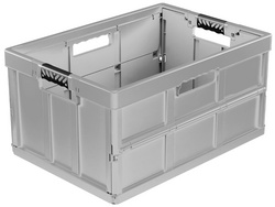 Profi-Klappbox "benno", light silver