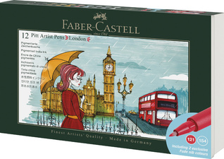 Tuschestift PITT artist pen, 12er Set London