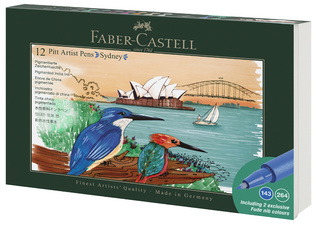 Tuschestift PITT artist pen, 12er Set Sydney