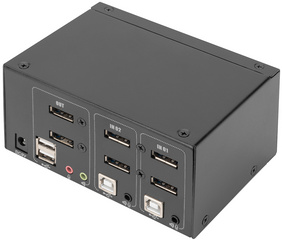 KVM Switch, 2-Port, Rückseite