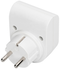 Überspannungsschutz-Adapter, Rückseite