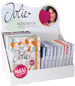 Notizbuch- & -block Jolie Beauty, Display