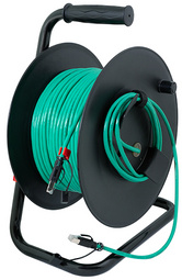 Netzwerk-Kabeltrommel mit 80 m Patchkabel