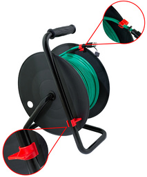 Netzwerk-Kabeltrommel mit 80 m Patchkabel