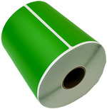 Rollenetikett Zebra, grün