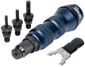 Adaptateur/riveteur RP160, incl. mandrins & buses