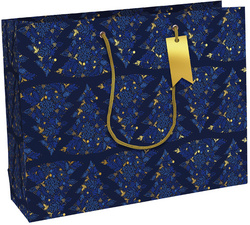 Weihnachts-Geschenktüte "Azurite", groß