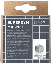 Aimant néodyme cube "Strong" C5, set de 5