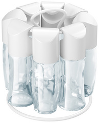 Porte-épices Spice 8, blanc