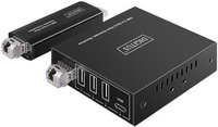 USB 3.2 Gen1 Extender, Glasfaserkabel, Rückseite