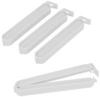 Visuel de référence : clip de fermeture pour sachet, blanc