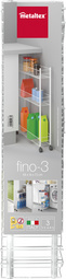 Desserte multi-usage Fino, 3 niveaux, emballage