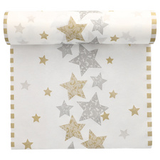 Weihnachts-Tischläufer "Stardust", creme
