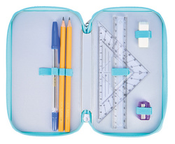 Schüleretui Doppel "Lucky Horse", offen