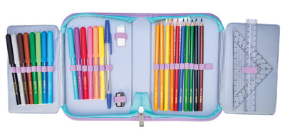 Schüleretui "Ocean Lights", offen