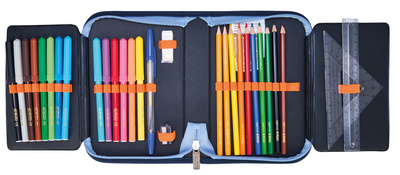 Schüleretui "Tech Mech", offen