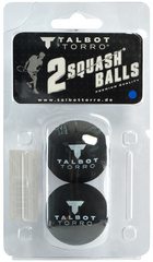 Squashball, blauer Punkt