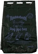 Symbolbild: Hundekotbeutel, schwarz