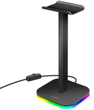Support pour casque audio avec lumière RVB