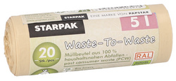 Sac poubelle "Waste-to-Waste, 5 litres