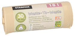 Sac poubelle "Waste-to-Waste, 18 litres