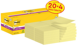 Bloc-note adhésif super sticky z-notes, promotion (R330-SSCY VP24)