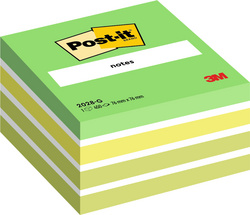 Bloc-notes adhésif cube notes, vert