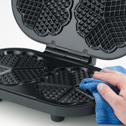 mühelose Reinigung der Waffelplatten