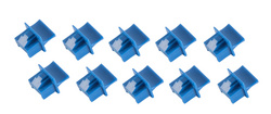 Staubschutz für RJ45 Kupplung, blau