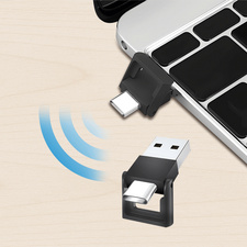 Visuel de référence : montre le récepteur USB 2 en 1