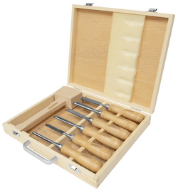 Schnitz-Werkzeugsatz, im Koffer