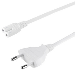 Symbolbild: Netzkabel, schwarz