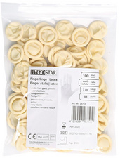 Symbolbild: Latex-Fingerlinge, 100er Beutel