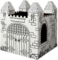    Spielkarton Burg, aus Wellpappe